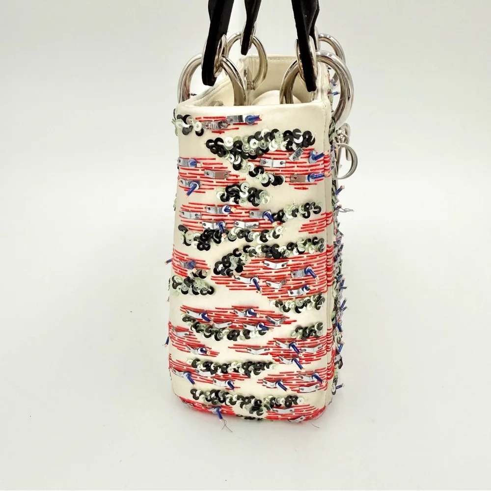 Lady Dior Satin Mini Christian Dior Bag - Picture 3 of 9